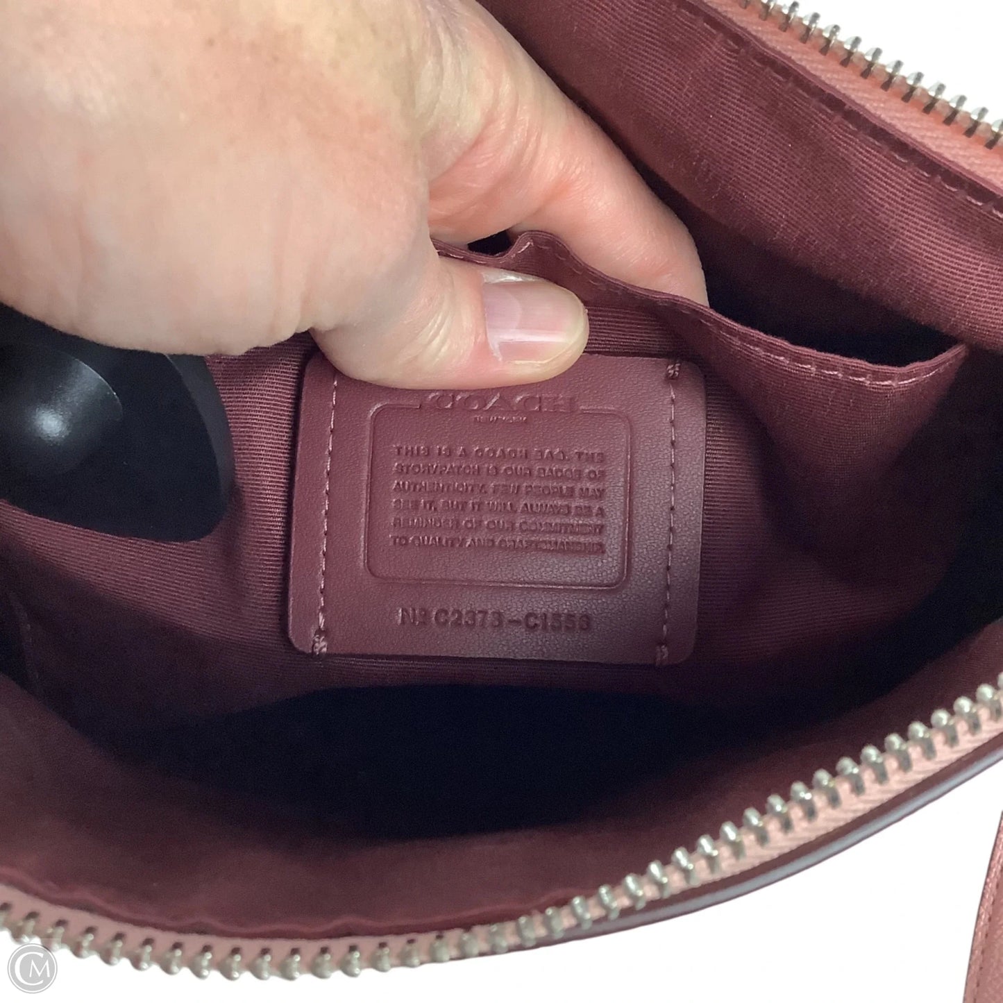 Crossbody Designer By Coach, Size: Large