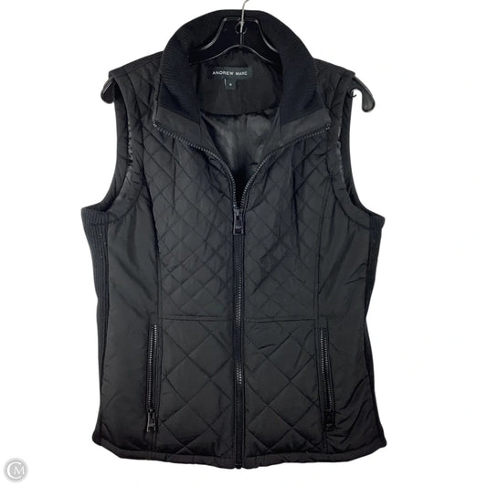 Vest Puffer & Quilted By Andrew Marc In Black, Size: M