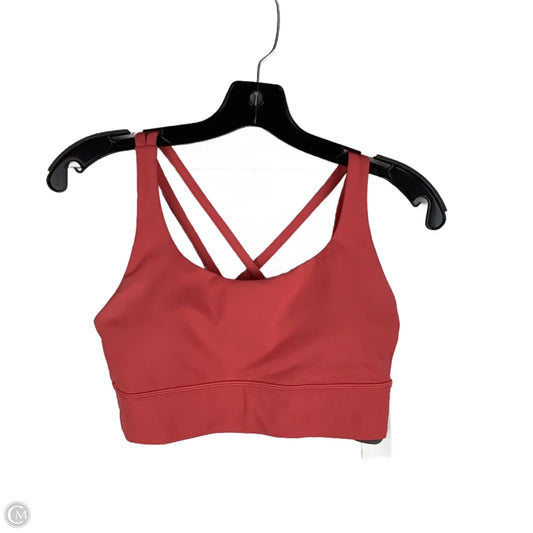 Athletic Bra By Lululemon In Pink, Size: 8