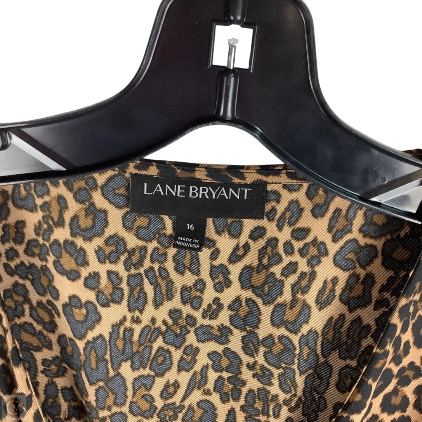 Top Long Sleeve By Lane Bryant In Animal Print, Size: 16