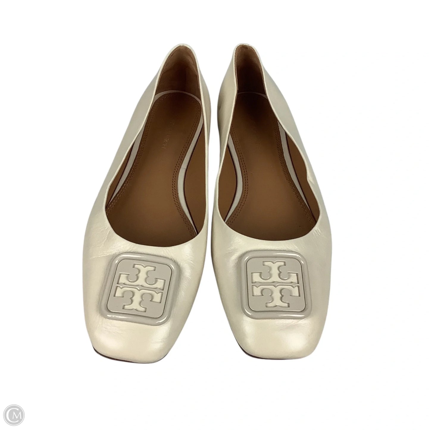 Shoes Designer By Tory Burch In Cream, Size: 7C