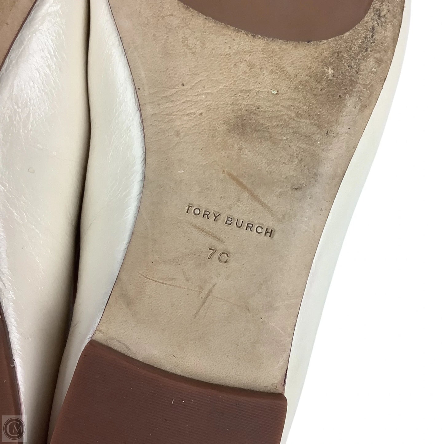 Shoes Designer By Tory Burch In Cream, Size: 7C