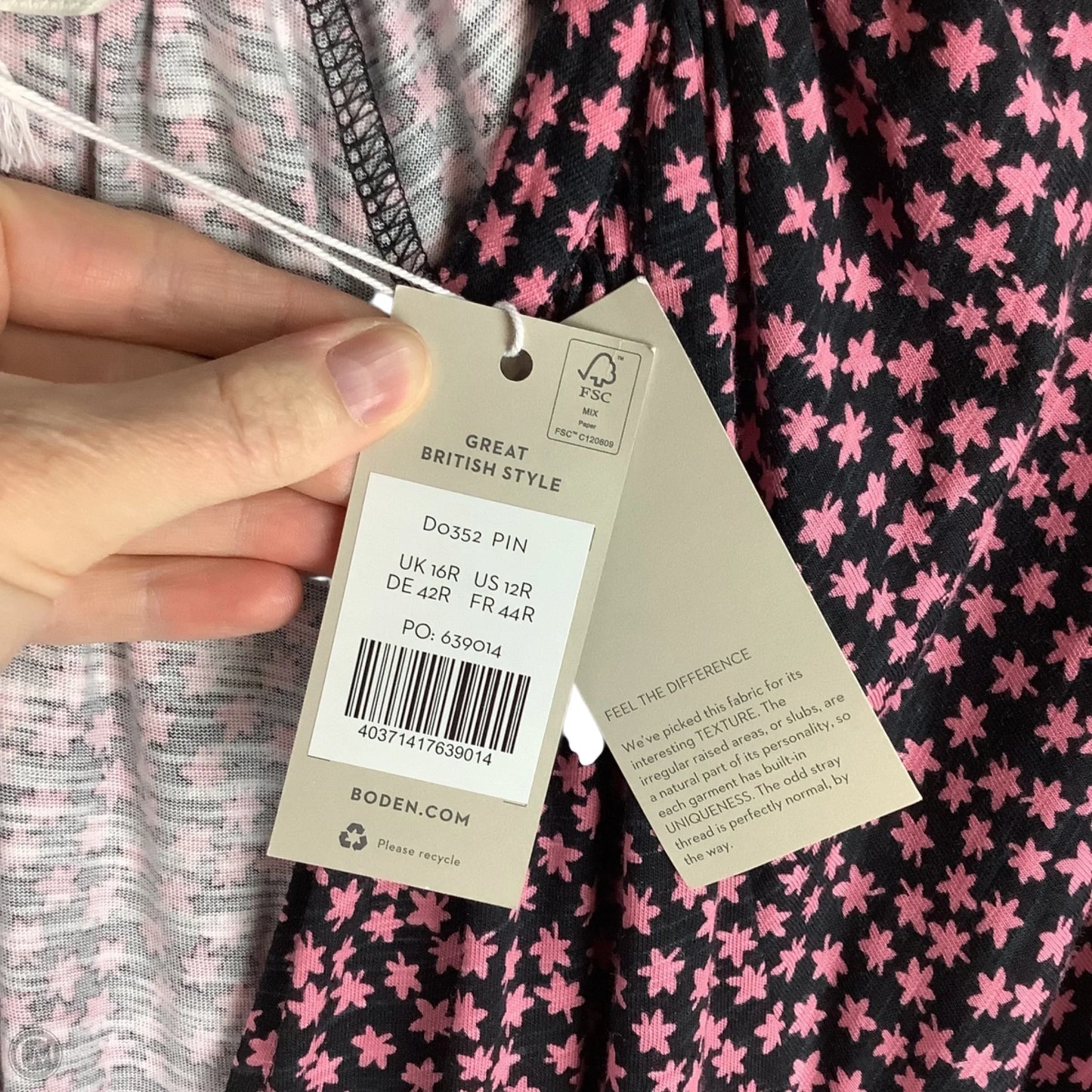 Dress Casual Maxi By Boden In Pink, Size: 12