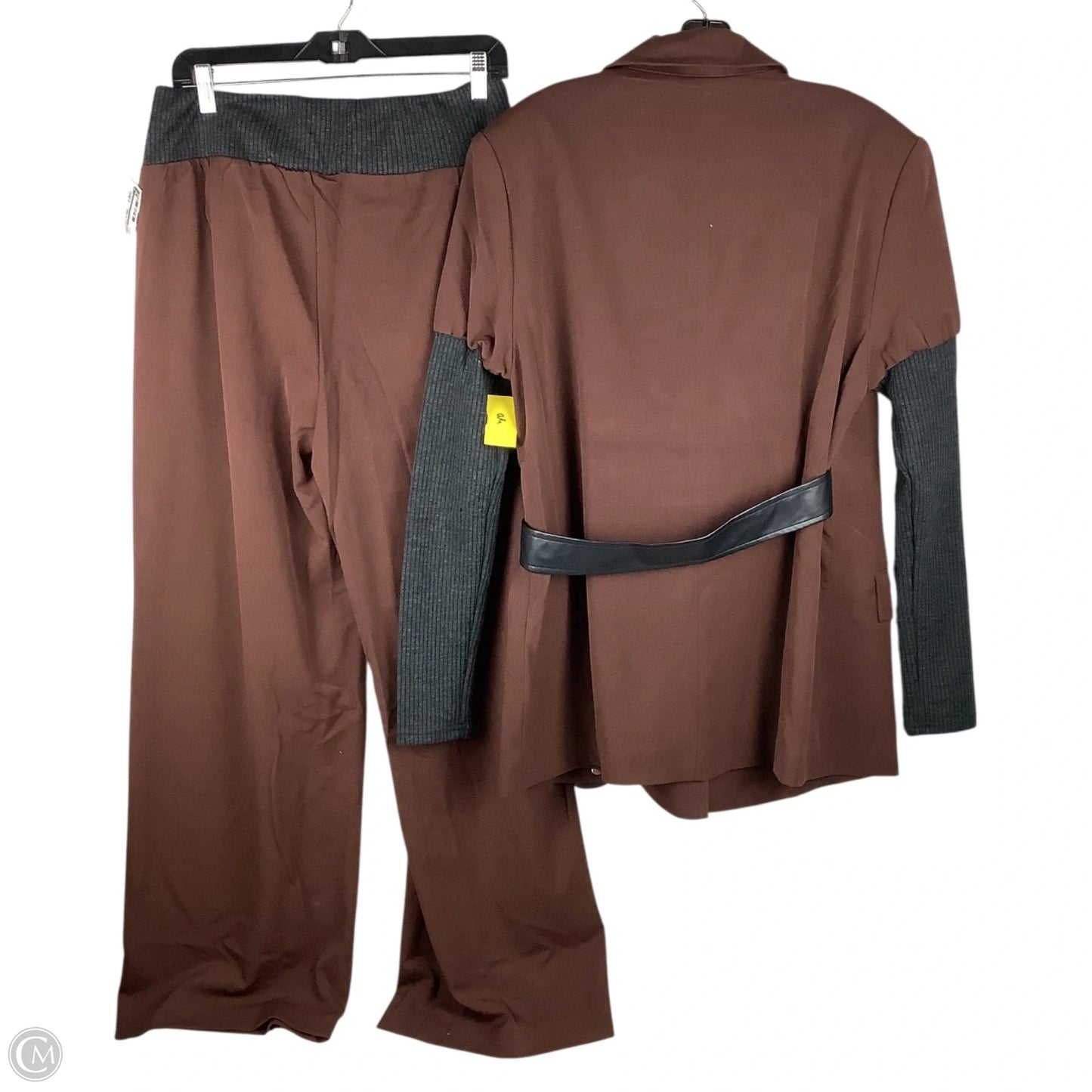 Pants Set 2pc By Cmc In Brown, Size: L