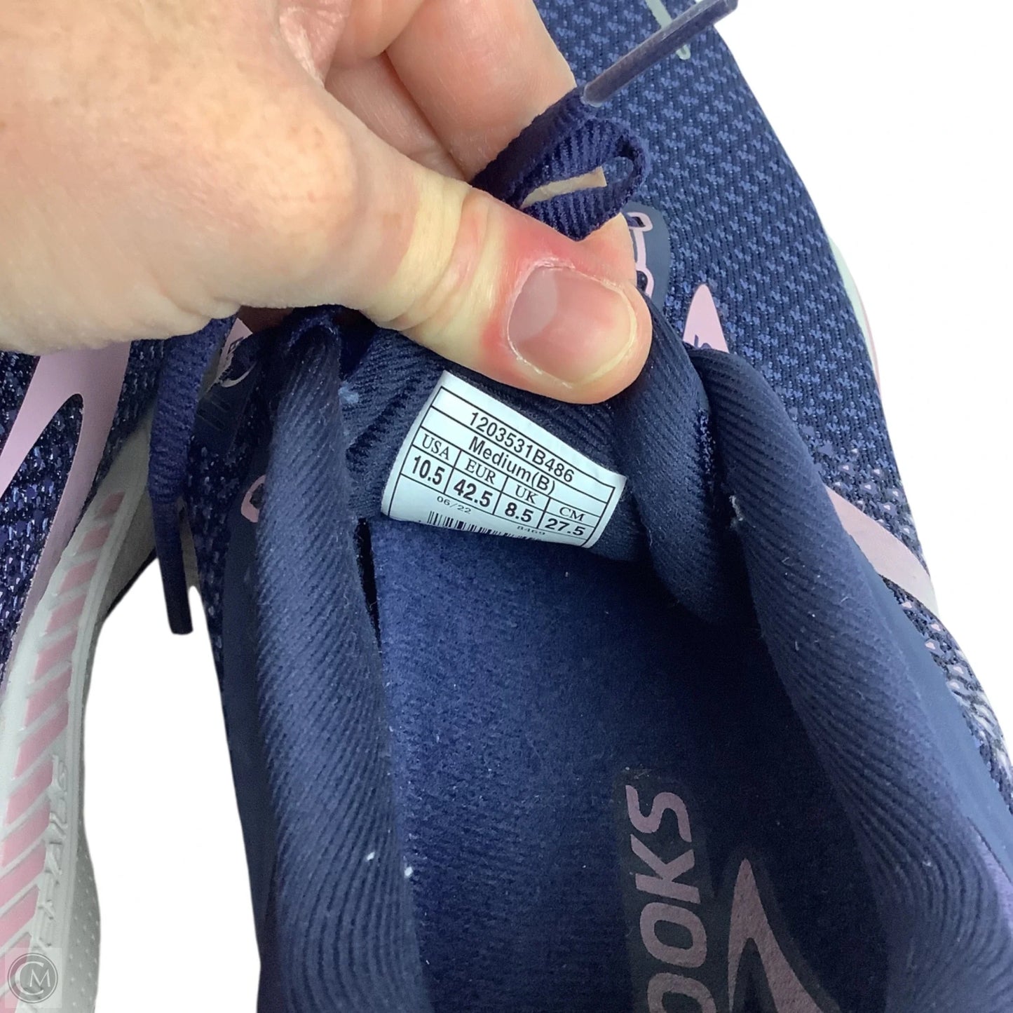 Shoes Athletic By Brooks In Purple, Size: 10.5