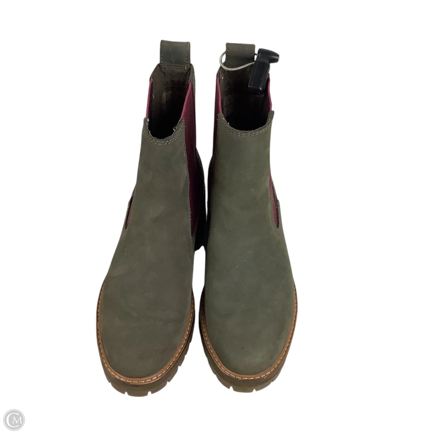 Boots Ankle Heels By Timberland In Green, Size: 8.5