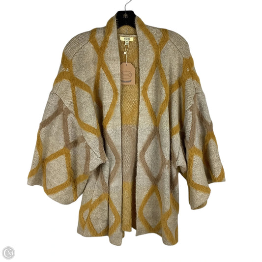 Sweater Cardigan By Kori America In Yellow, Size: M (S/M)
