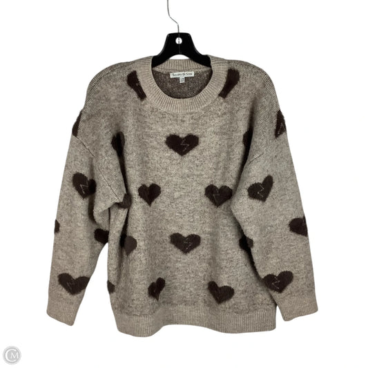 Sweater By See And Be Seen In Brown, Size: M (S/M)