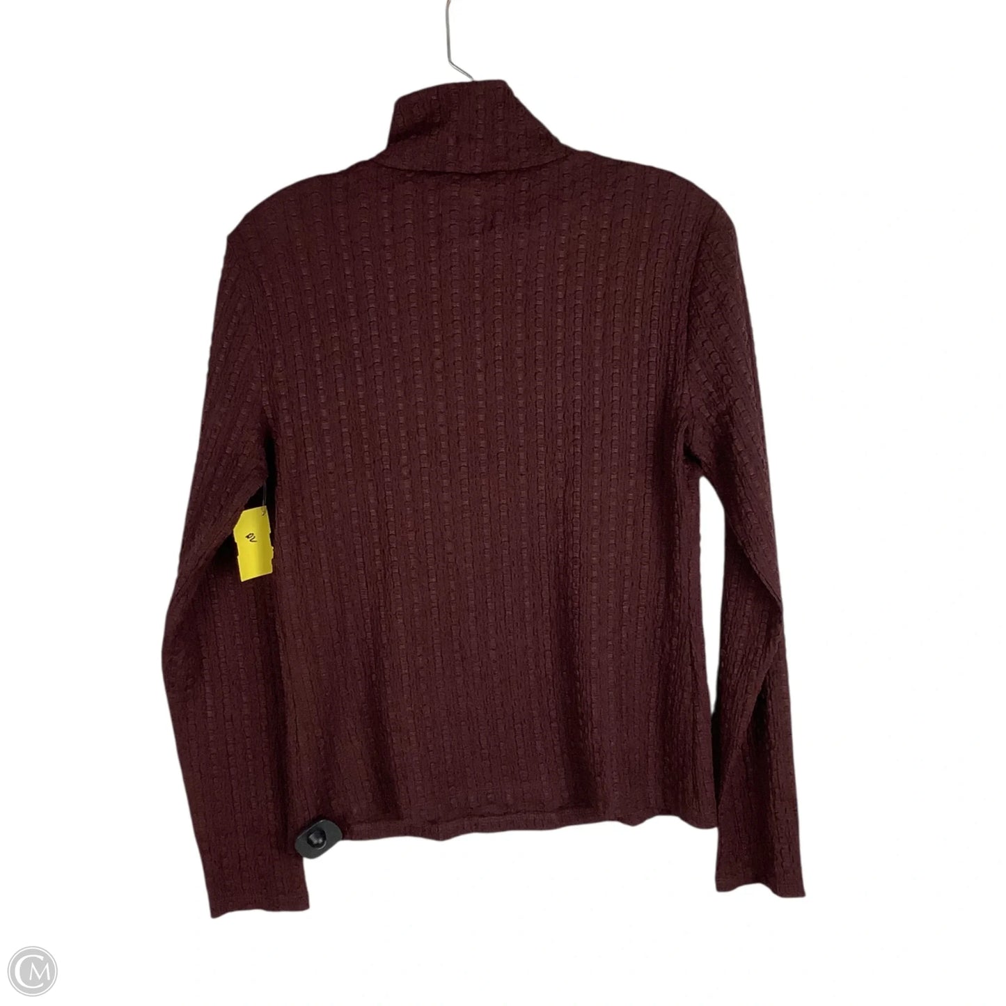 Top Long Sleeve By Maeve In Brown, Size: M