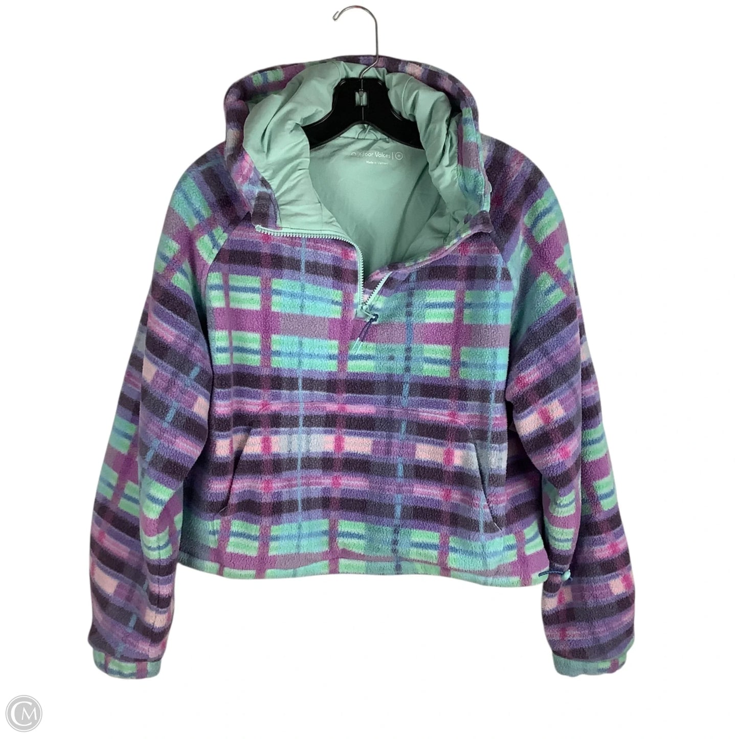 Jacket Fleece By Outdoor Voices In Purple, Size: M
