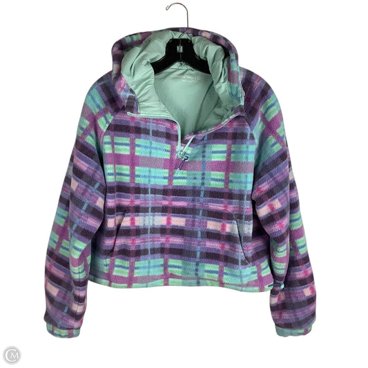 Jacket Fleece By Outdoor Voices In Purple, Size: M