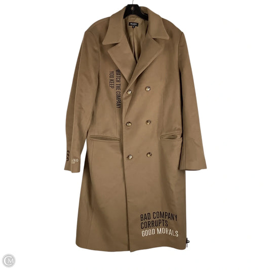 Coat Peacoat By Cmc In Brown, Size: Xl