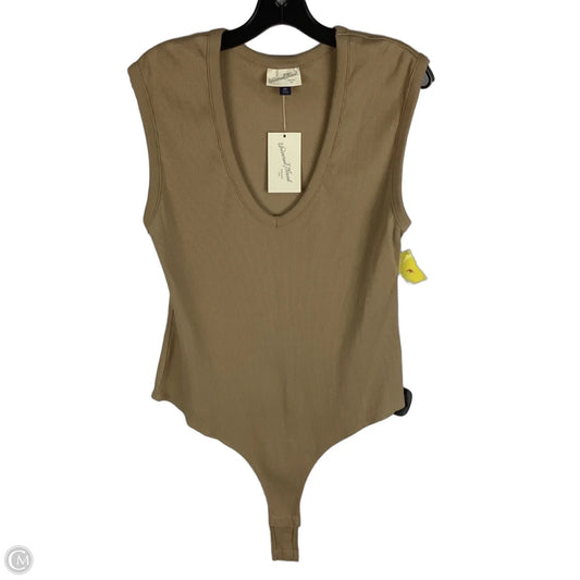 Bodysuit By Universal Thread In Tan, Size: Xxl