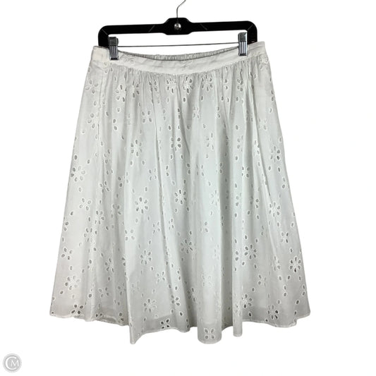 Skirt Midi By J. Crew In White, Size: M