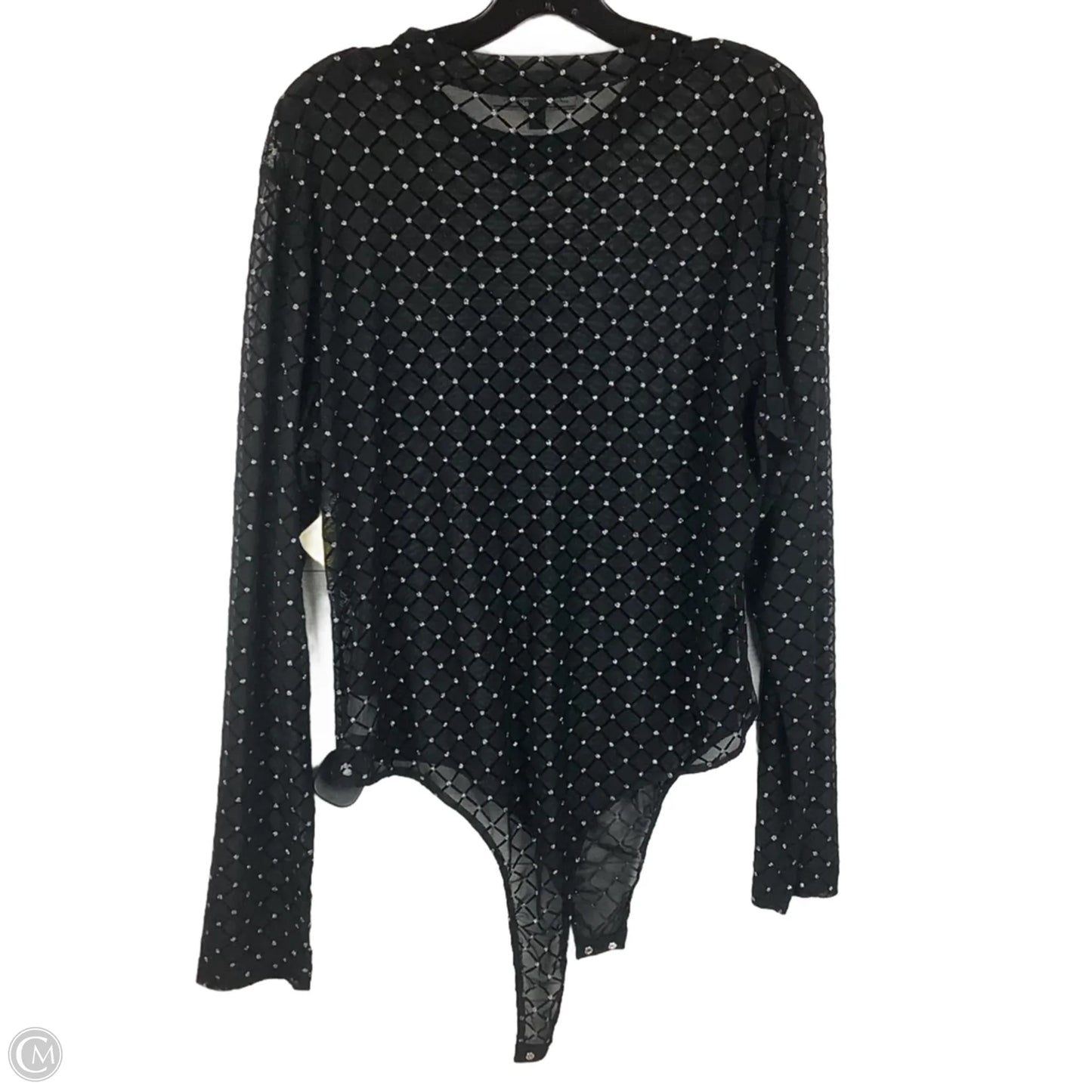 Bodysuit By Clothes Mentor In Black, Size: 3x