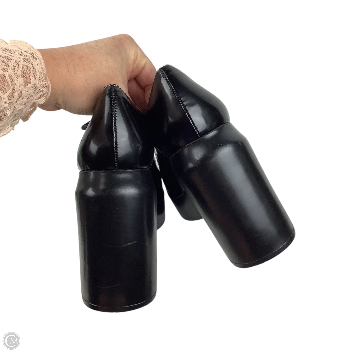 Shoes Heels Platform By Gb In Black, Size: 10