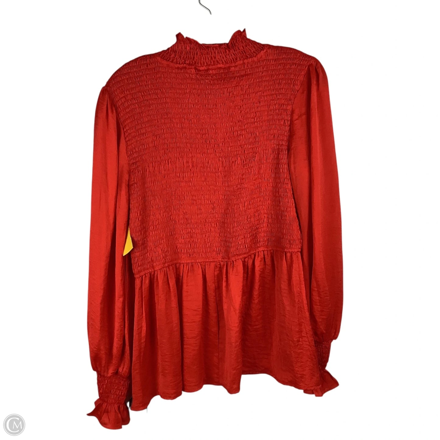 Top Long Sleeve By Jodifl In Orange, Size: L