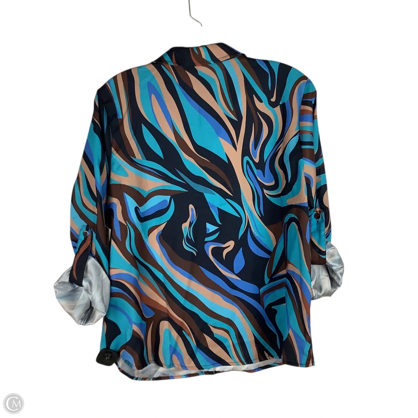 Top Long Sleeve By Clothes Mentor In Multi-colored, Size: L