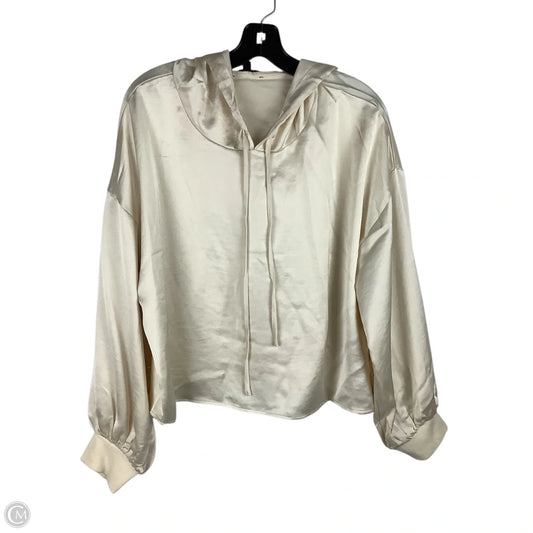 Sweatshirt Hoodie By Mittoshop In Cream, Size: L