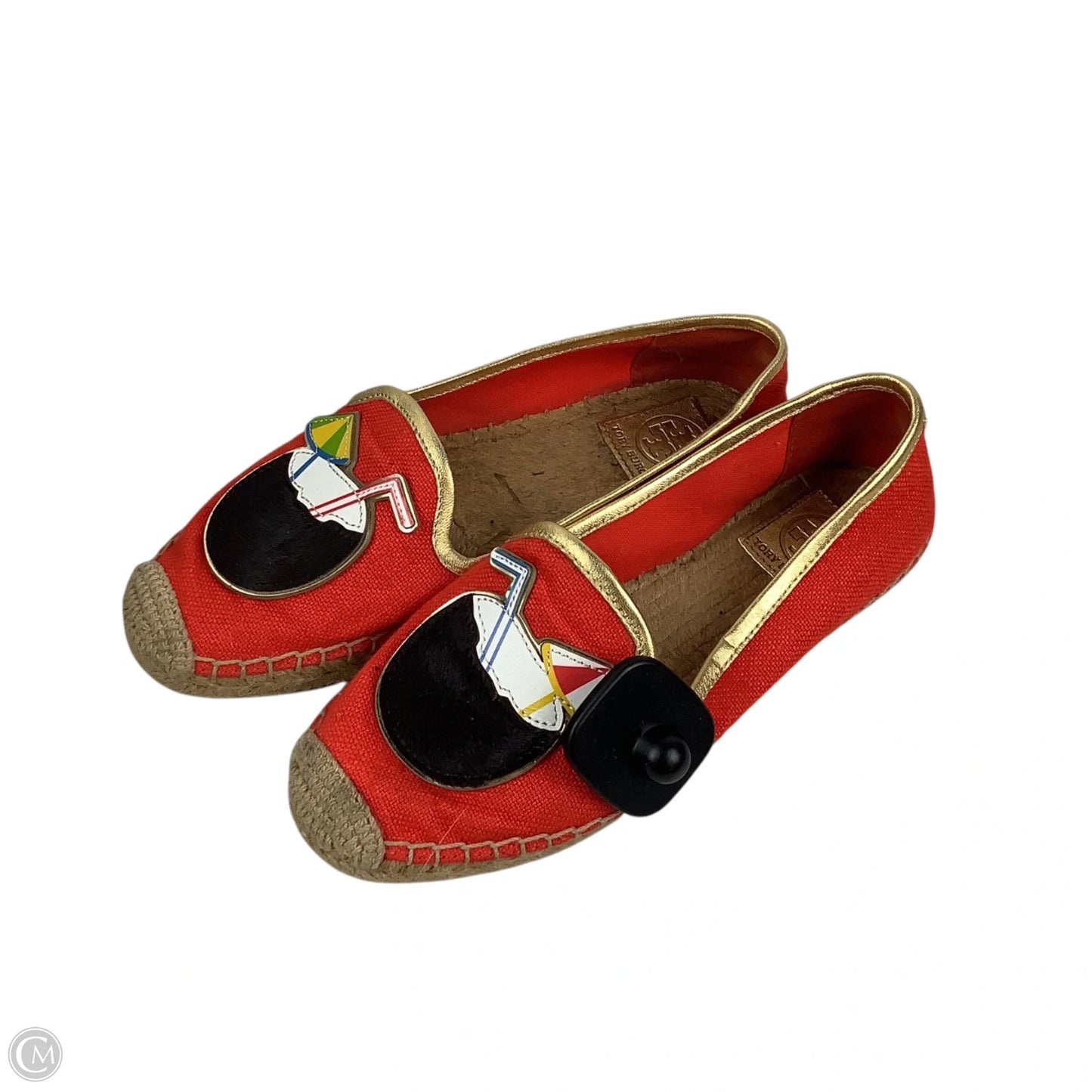 Shoes Designer By Tory Burch In Orange, Size: 6.5