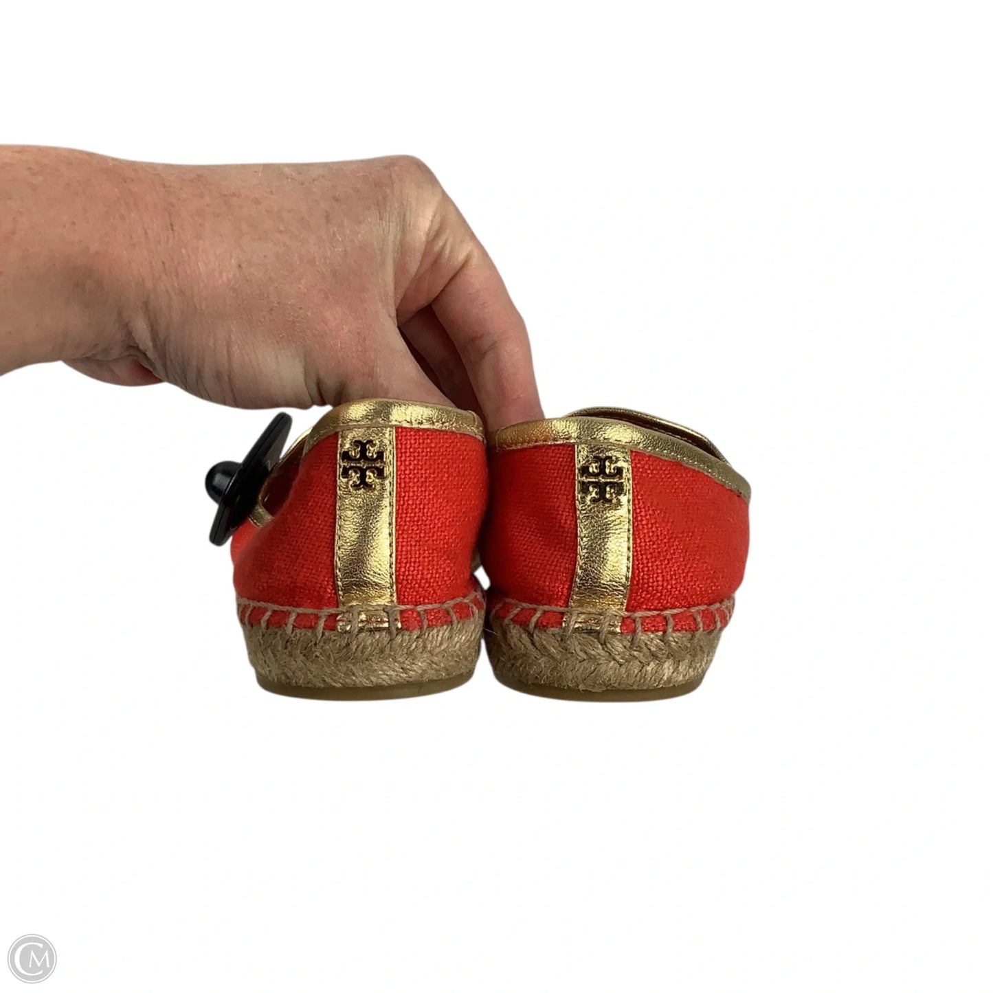 Shoes Designer By Tory Burch In Orange, Size: 6.5