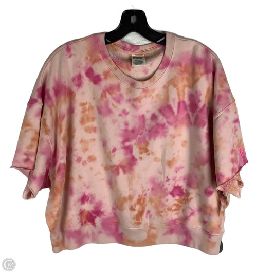 Top Short Sleeve By Pink In Pink, Size: L