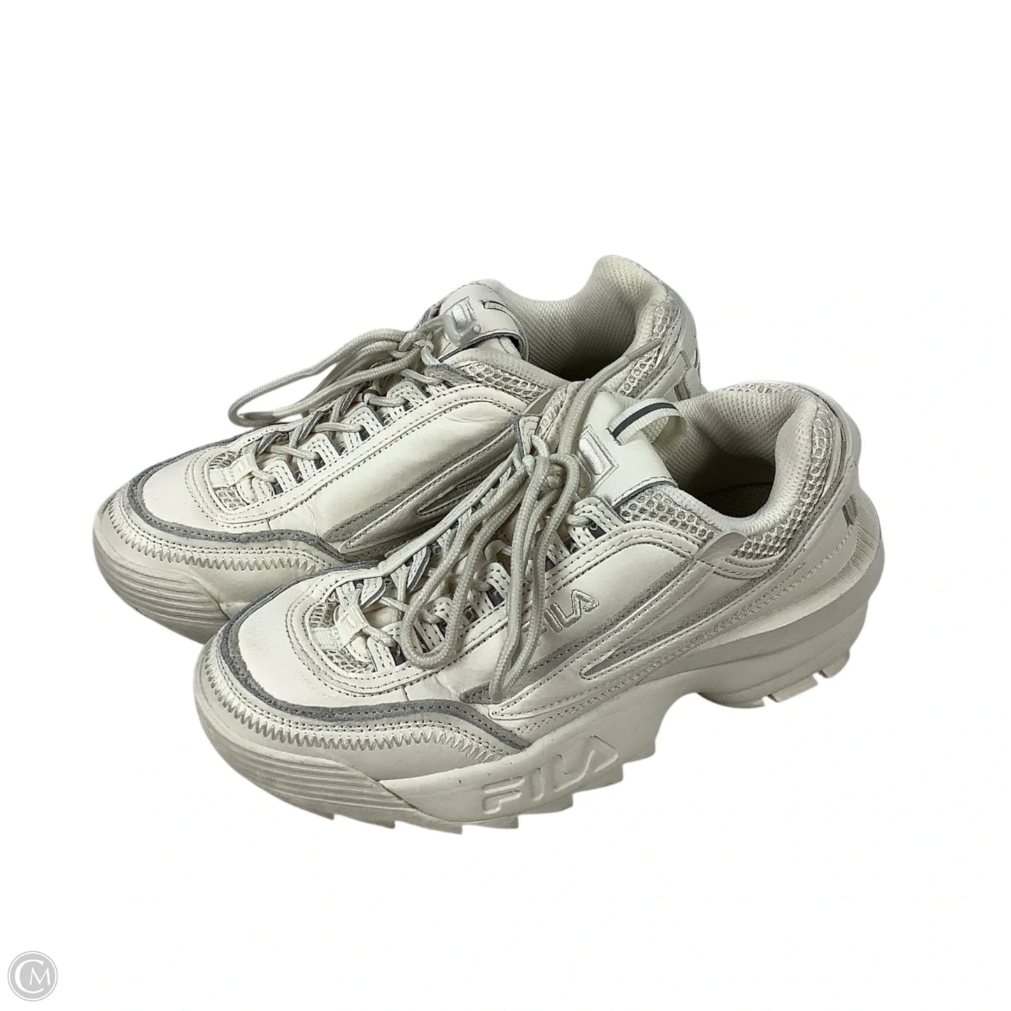 Shoes Sneakers By Fila In Cream, Size: 7.5