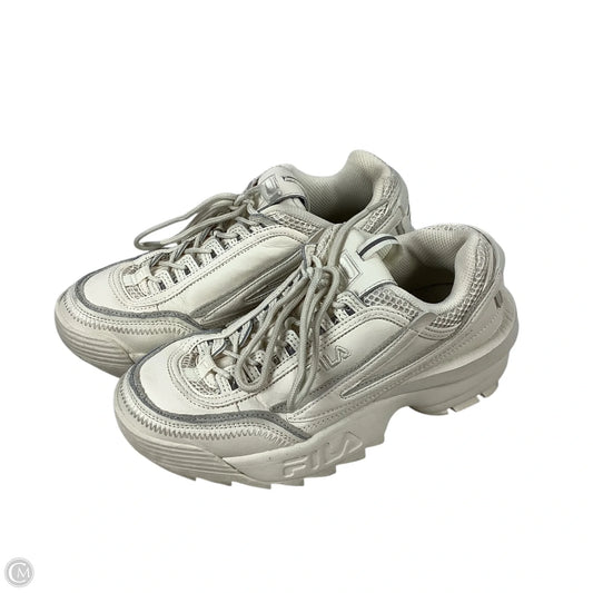 Shoes Sneakers By Fila In Cream, Size: 7.5