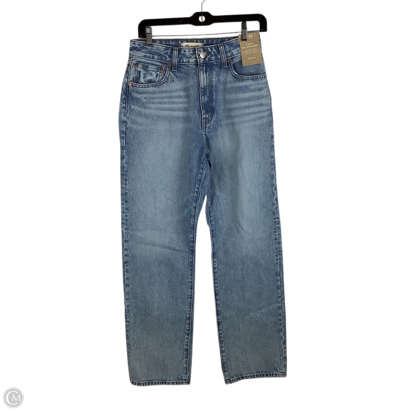 Jeans Straight By Madewell In Blue Denim, Size: 2 (26)