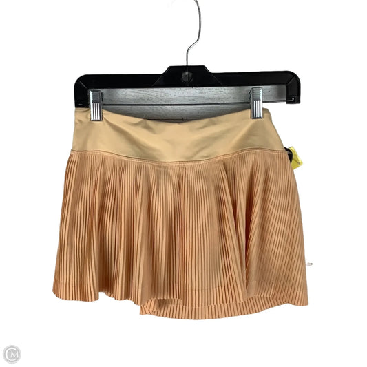Athletic Skort By Lululemon In Orange, Size: 4