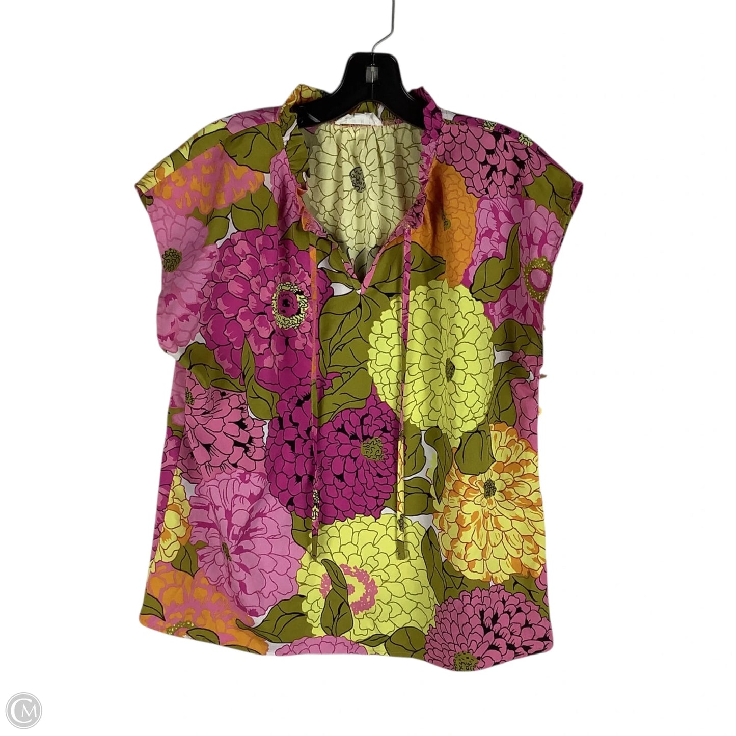 Top Short Sleeve By Thml In Multi-colored, Size: M