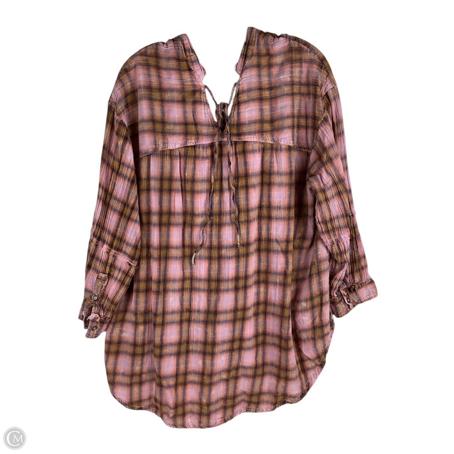 Top Long Sleeve By We The Free In Pink, Size: L