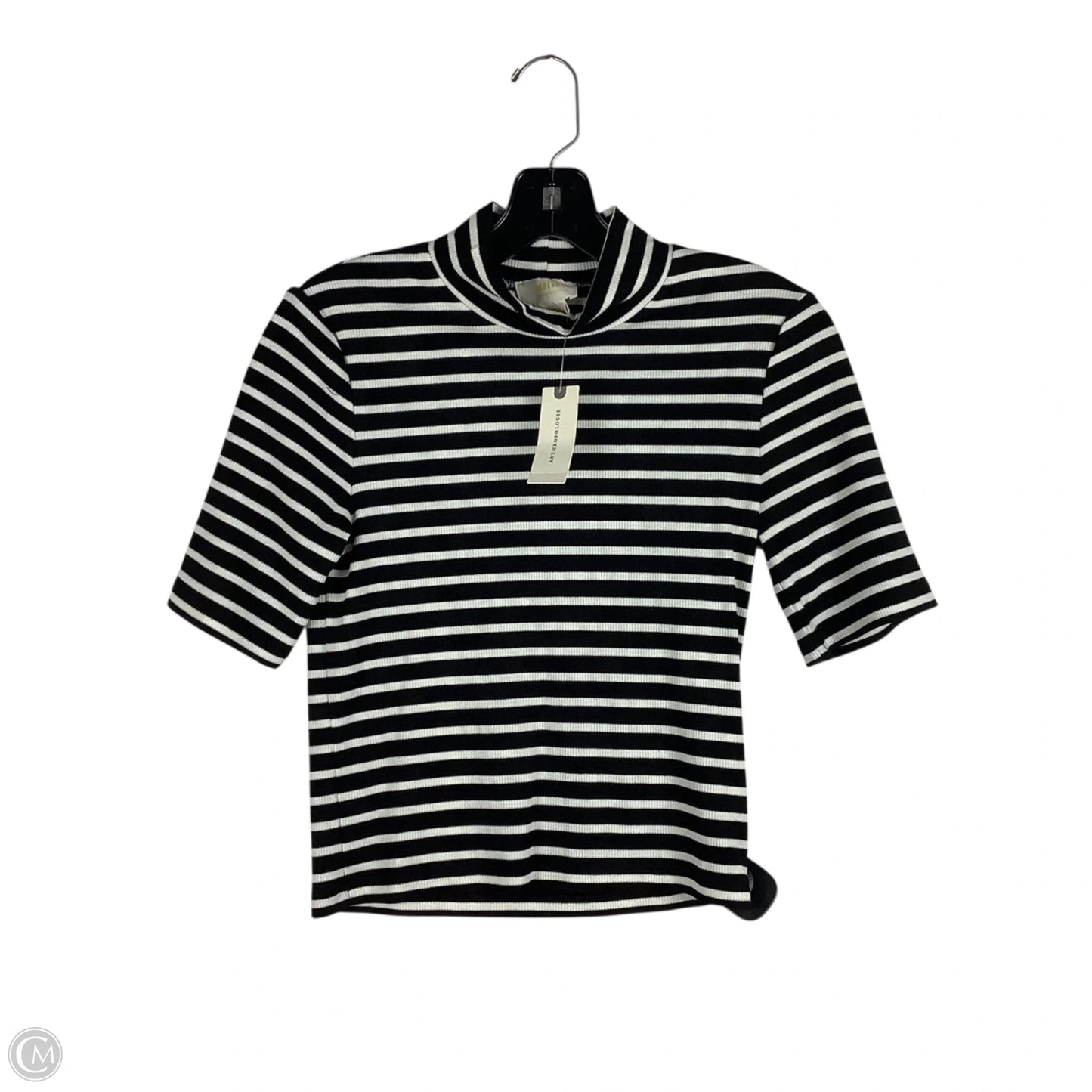 Top Short Sleeve By Maeve In Striped Pattern, Size: S