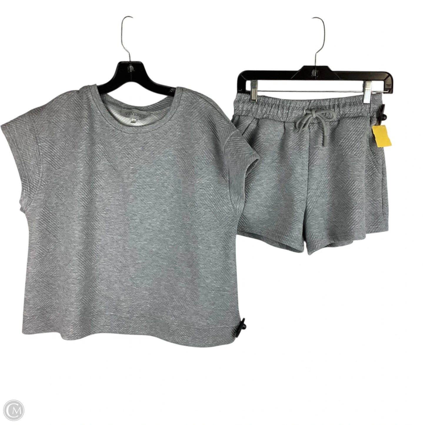 Shorts Set By Veveret In Grey, Size: S