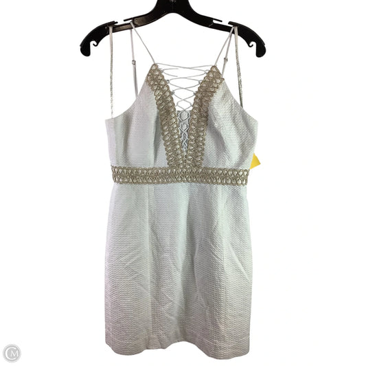 Dress Designer By Lilly Pulitzer In White, Size: 4