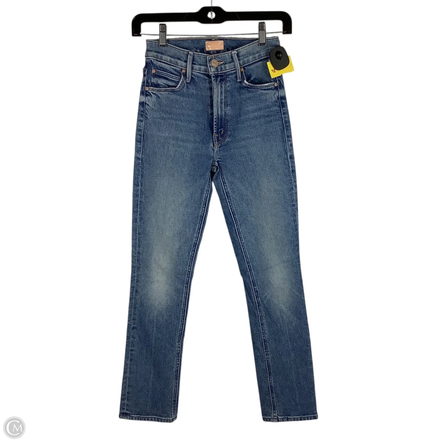 Jeans Skinny By Mother In Blue Denim, Size: 0 (24)