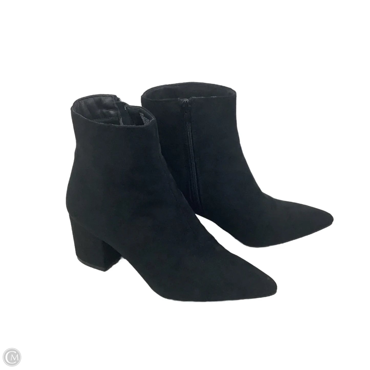 Boots Ankle Heels By Sugar In Black, Size: 6.5