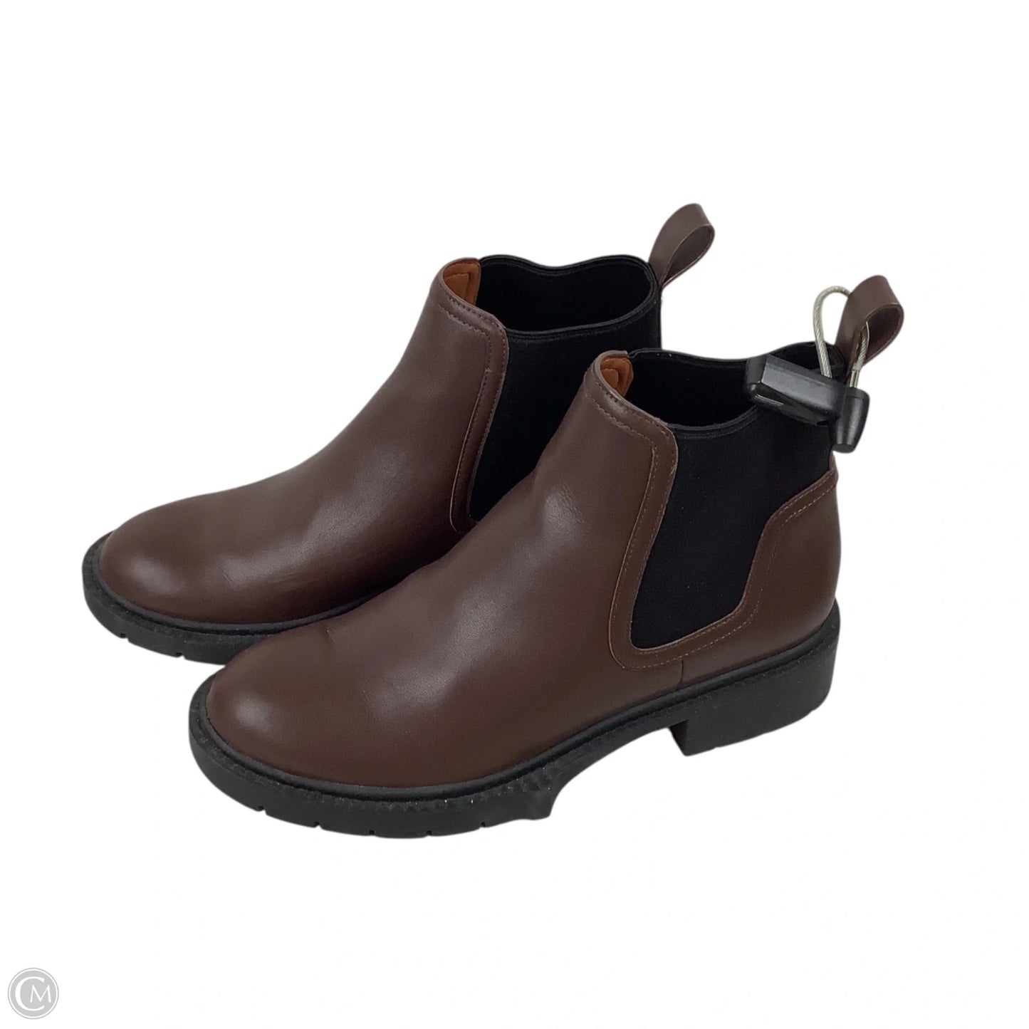 Boots Designer By Coach In Brown, Size: 7