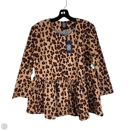 Jacket Other By Cmc In Animal Print, Size: M
