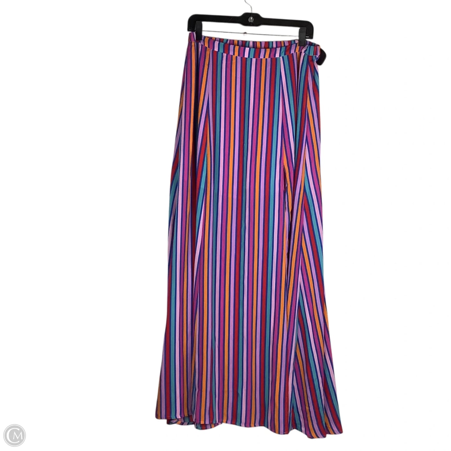 Skirt Maxi By Buddy Love In Striped Pattern, Size: L