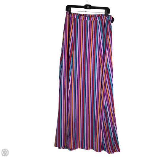 Skirt Maxi By Buddy Love In Striped Pattern, Size: L