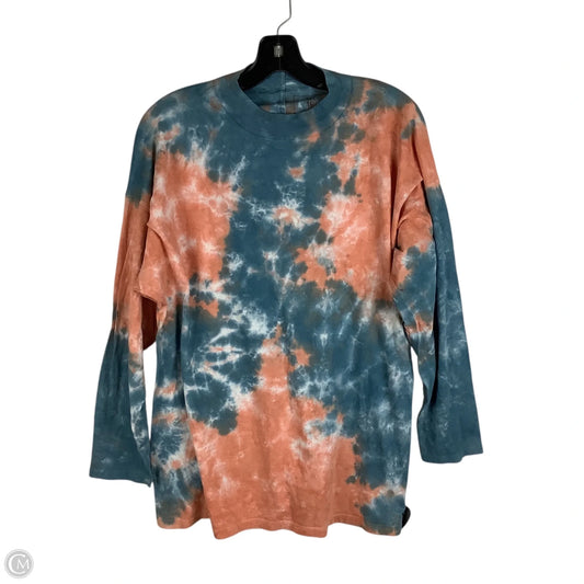 Top Long Sleeve By We The Free In Tie Dye Print, Size: S
