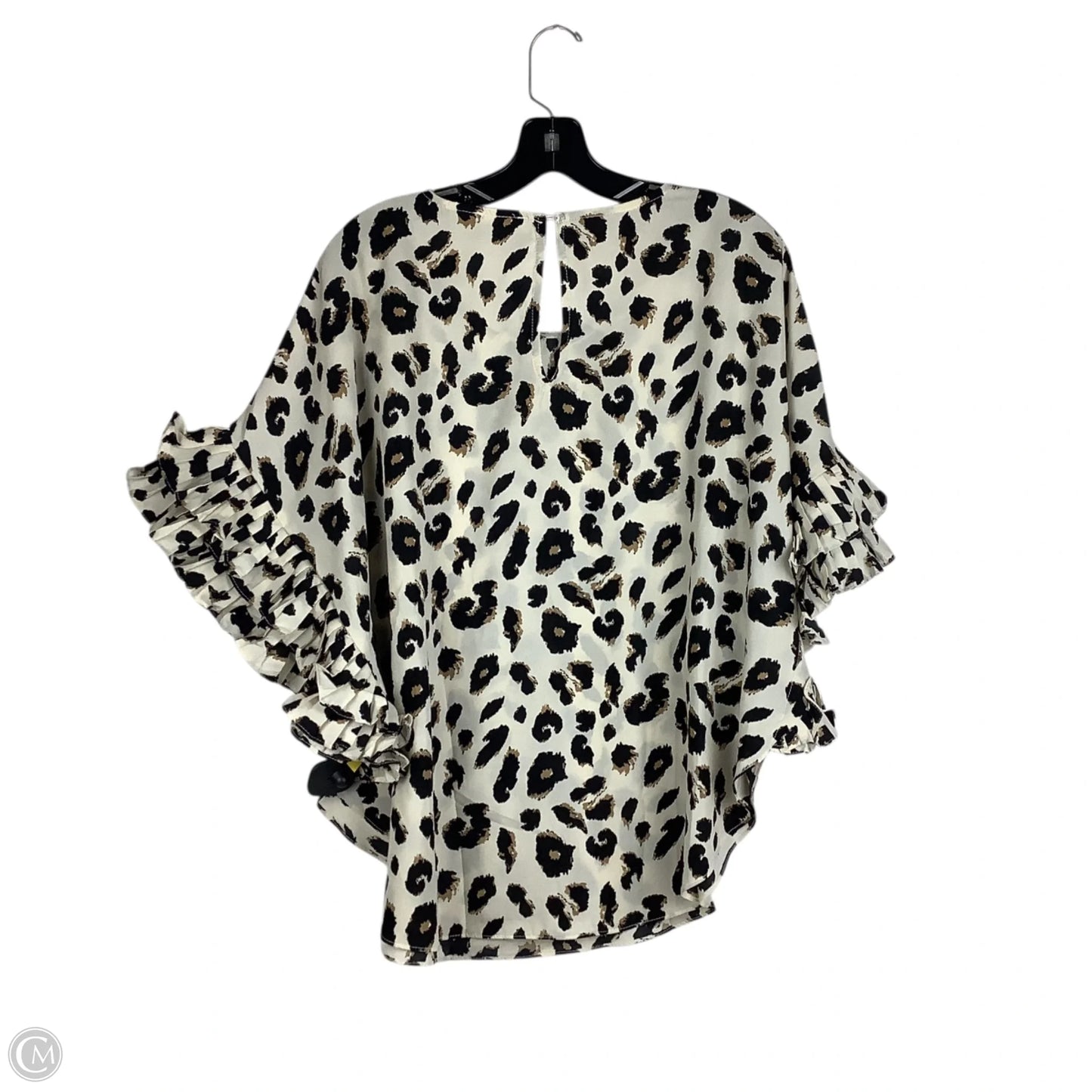 Top Short Sleeve By Jodifl In Animal Print, Size: M