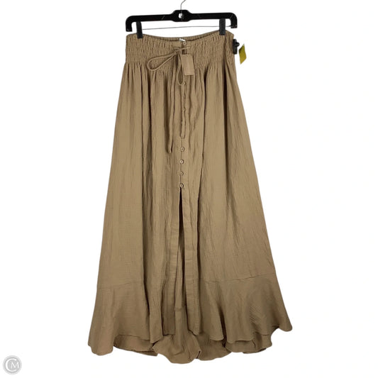 Skirt Maxi By Vestique In Brown, Size: S