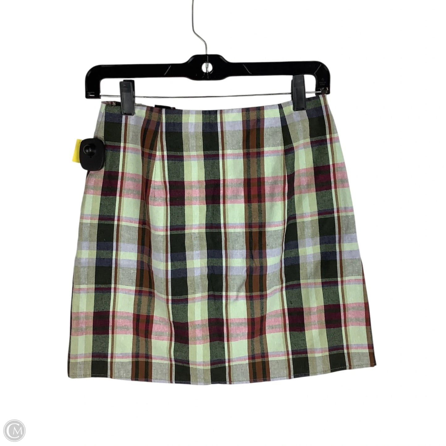 Skirt Mini & Short By Mng In Plaid Pattern, Size: 4