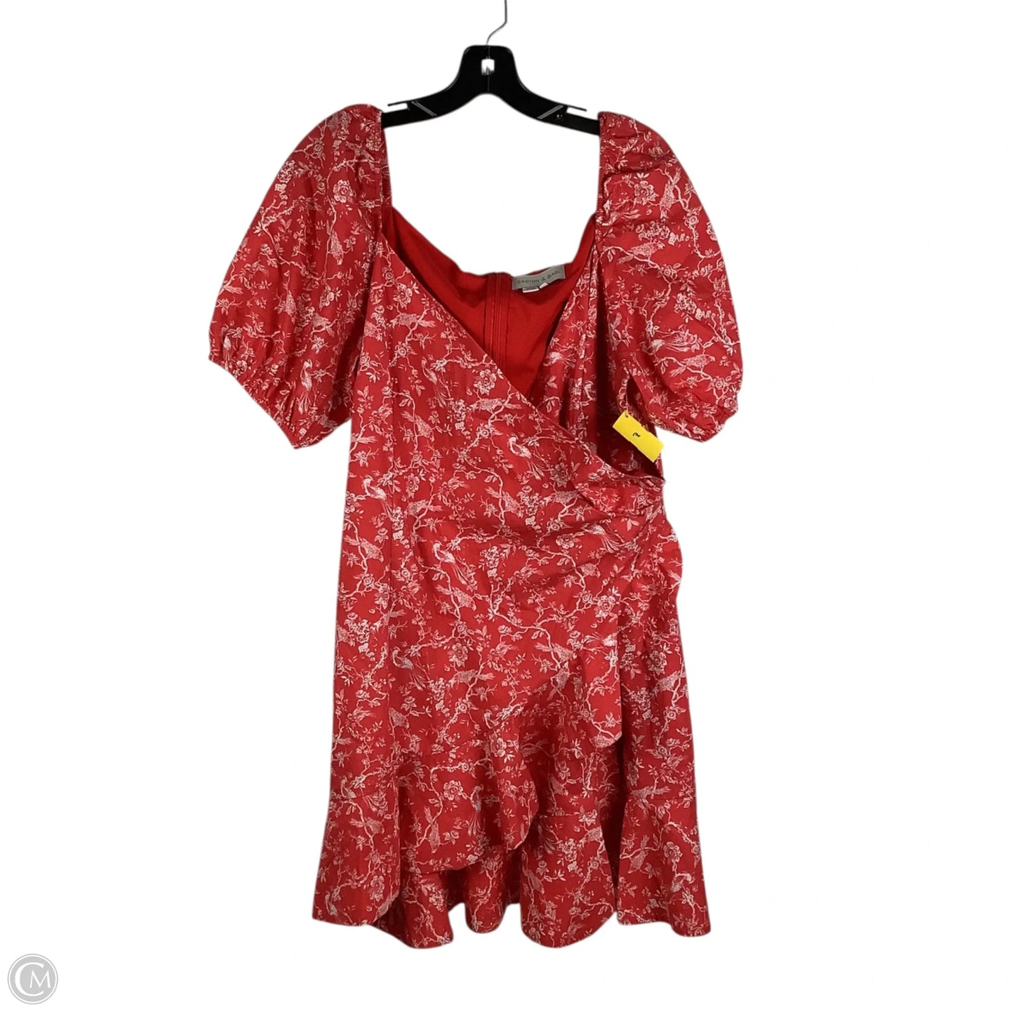 Dress Party Short By Sachin & Babi In Red, Size: 14