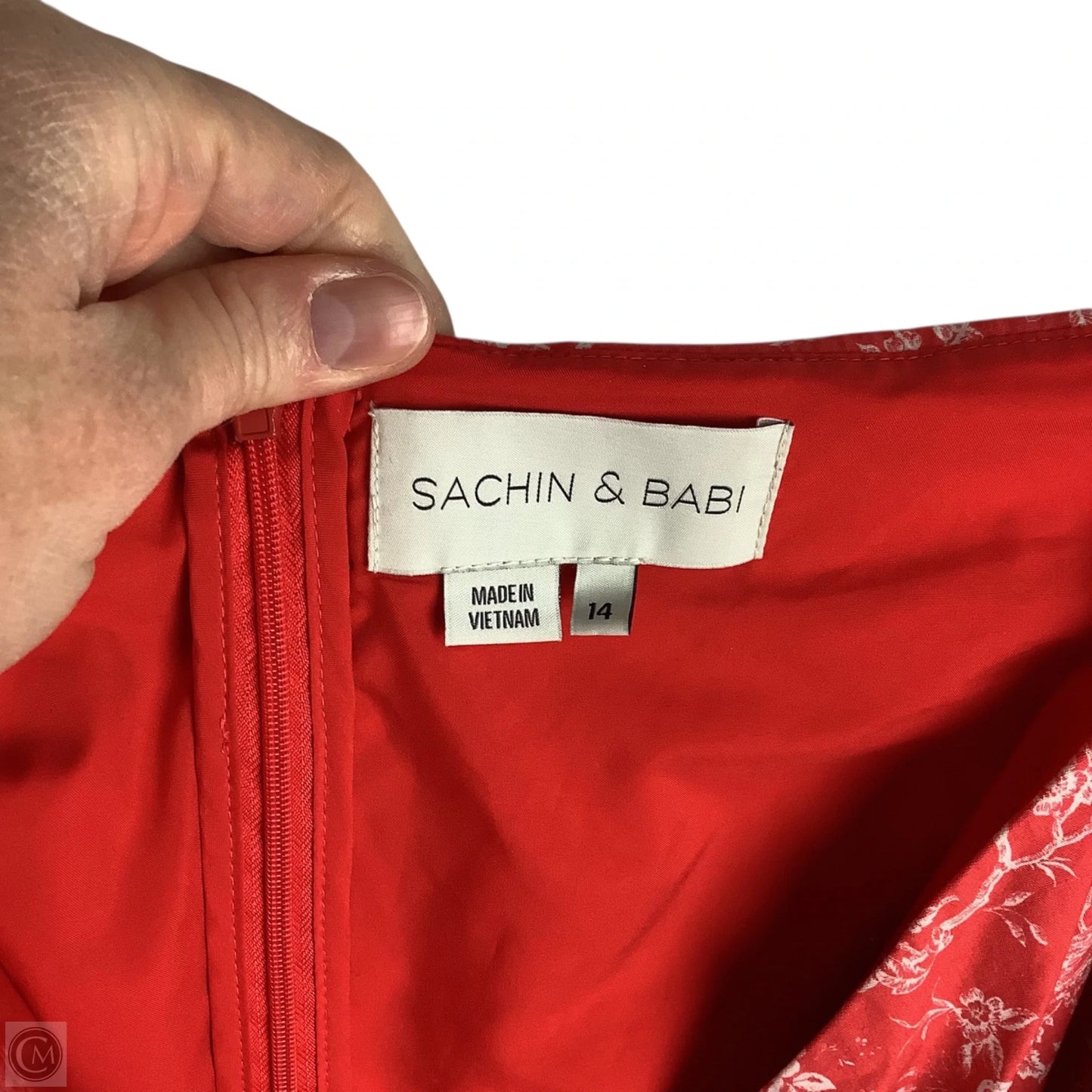 Dress Party Short By Sachin & Babi In Red, Size: 14