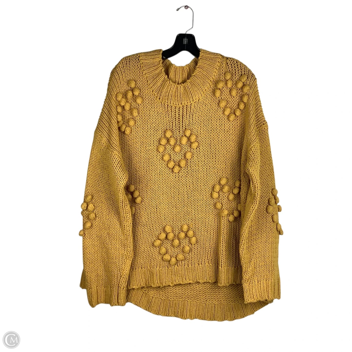Sweater By Clothes Mentor In Yellow, Size: Xxl