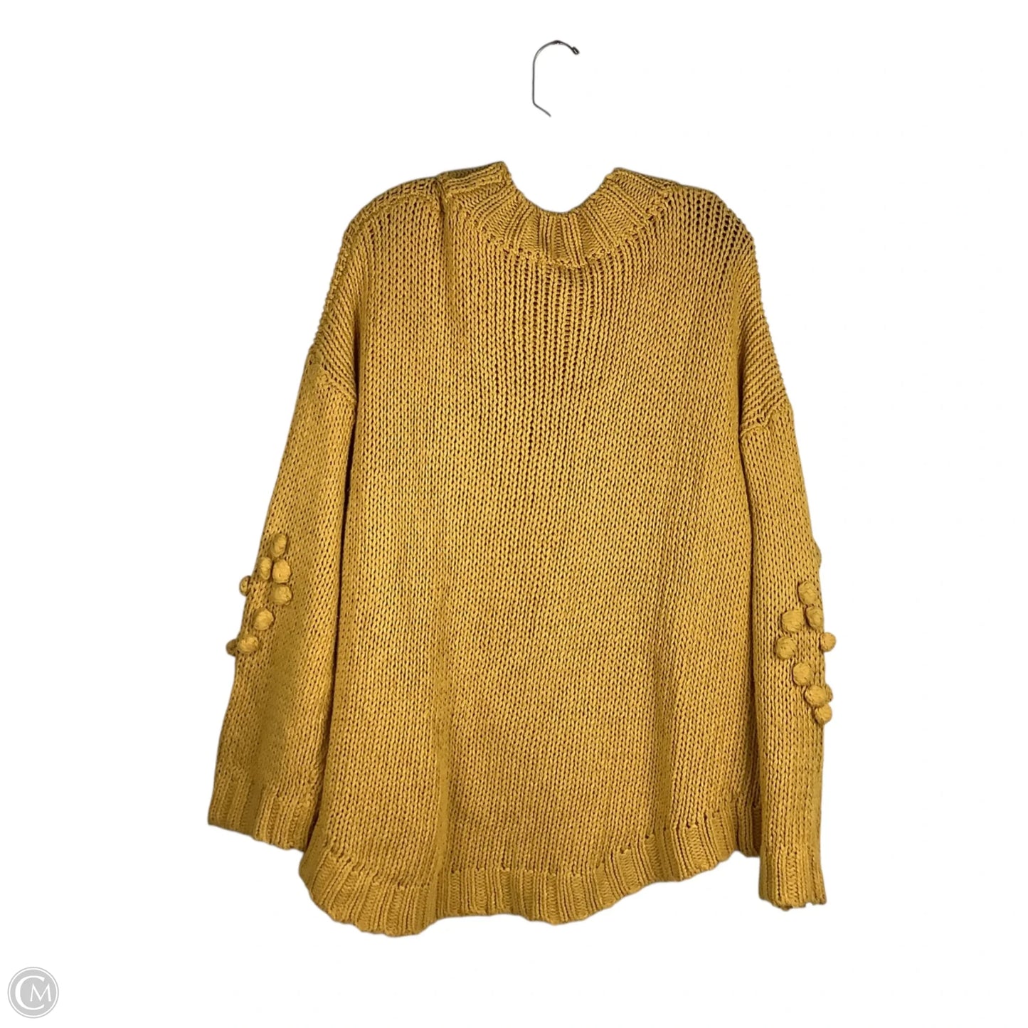 Sweater By Clothes Mentor In Yellow, Size: Xxl