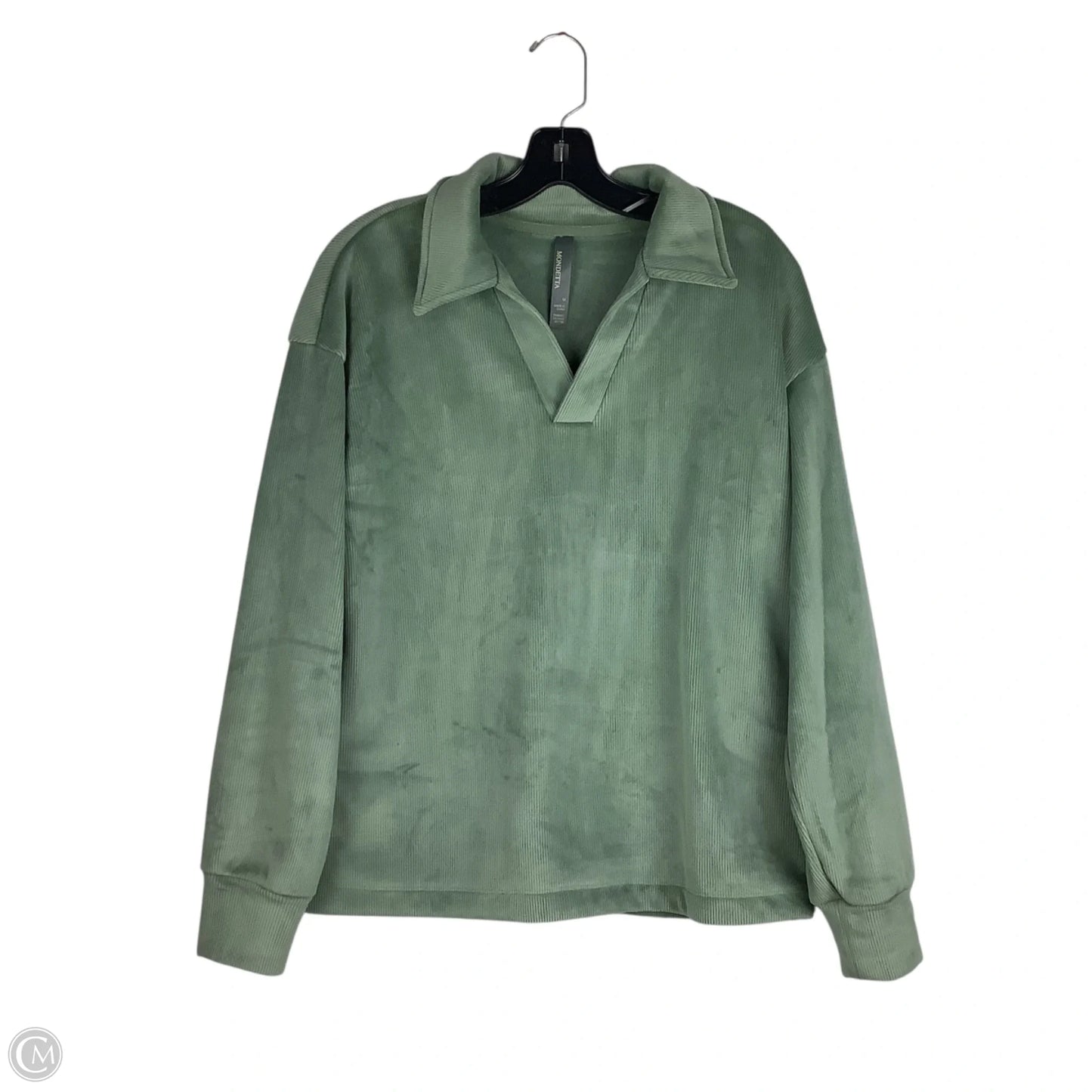 Sweatshirt Collar By Mondetta In Green, Size: M